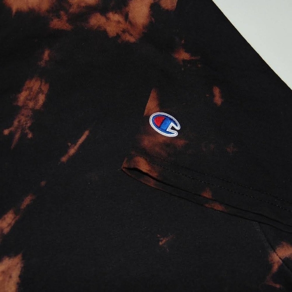 NWT Nirvana bleach dye champion shirt - Picture 2 of 3